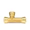 Quickfitting 3/4in Push-to-Connect x 3/4in Push-to-Connect x 3/4in Push-to-Connect Brass Slip Tee Fitting LF8247R - alternate 2